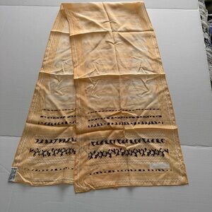 Light Yellow Patterned Women's Scarf